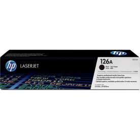 HP nr 126A/CE310A lasertoner, svart, 1200 s