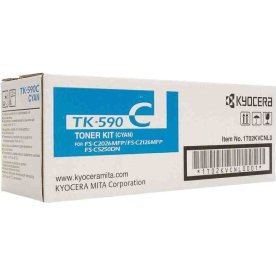 Lasertoner Kyocera TK-590C Blå 5000 sidor