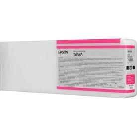 Bläckpatron Epson T6363 Vivid röd 700 ml