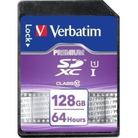 Verbatim SDXC 128 GB Class 10 minneskort