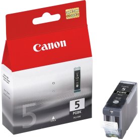 Canon PGI-5BK blækpatron, blister, sort, 360s