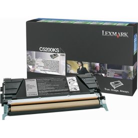 Lasertoner Lexmark C5200KS Svart 1500 sidor