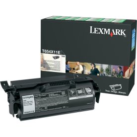 Lasertoner Lexmark T654X11E Svart 36 000 sidor