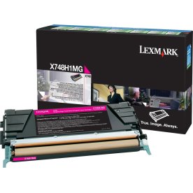 Lasertoner Lexmark X748H3MG Röd 10 000 sidor