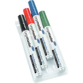 Legamaster TZ-1 whiteboardpennor, set med 4 färger