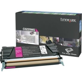 Lexmark 00C5220MS laserton, röd, 3000 s