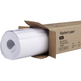 Flipoverblok 98x65 cm, 20 ark blank