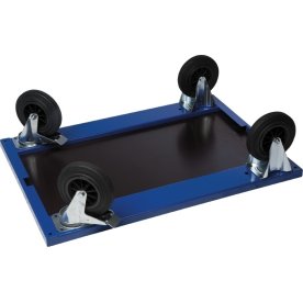 Byt till 4 vridbara hjul – 2 med broms, 100 mm