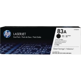 HP nr 83A/CF283AD lasertoner, 2 x 1500 sidor, svar