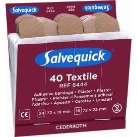 Salvequick textilplåster, 40 st blandade storlekar