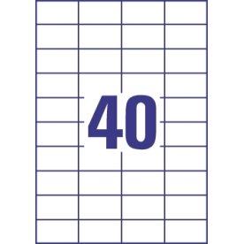Budget Multietikett, 52x30 mm
