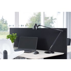 Easy bordskærmvæg H65xB160 cm sort
