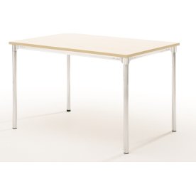 Eminent kantinebord 180x80 cm, bøg melamin, alulak