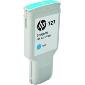 Bläckpatron HP 727/F9J76A DesignJet Blå 300 ml