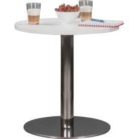 Silence loungebord Ø60, H. 61 cm, vit