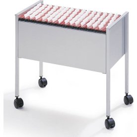 Hængemappetrolley single Folio, Grå
