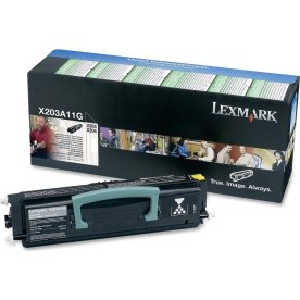 Lasertoner Lexmark X203A11G Svart 2500 s