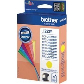 Bläckpatron Brother LC223Y Gul 550 sidor