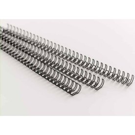 GBC metallspiral A4, 34 ringar, 11 mm, svart