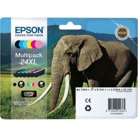 Epson 24XL bläckpatron, flerpack, 6 färger
