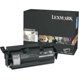 Lasertoner Lexmark X651H31E Svart 25 000 sidor