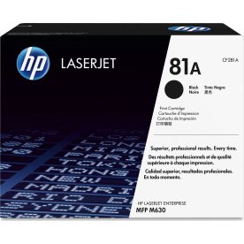 HP nr 81A/CF281A Lasertoner, svart, 10 500 s