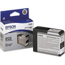 Epson C13T580800 blækpatron, mat sort, 80ml
