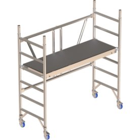Fällbar byggnadsställning 75 x 180 - höjd 1,65 m