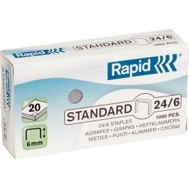 Rapid Standard 24/6 Hæfteklammer, 1000 stk.