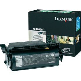 Lexmark 12A6865 lasertoner, svart, 30000s