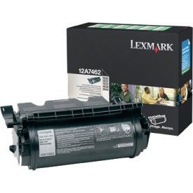 Lexmark 12A7462 lasertoner, svart, 21000s