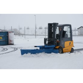 Sneplov til gaffeltruck, 2500 mm, blå
