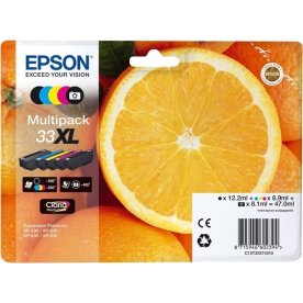 Epson 33 bläckpatroner, XL flerpack