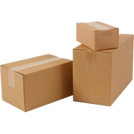 Kartonglåda 2-lagers, 250x250x250 mm