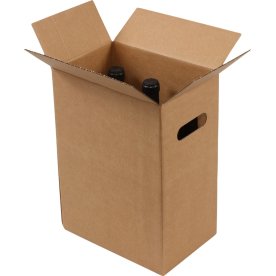 Vinlåda med rumsetsdelare 6 flaskor