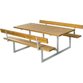 Plus Basic bänkset med ryggstöd | Lärk