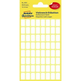 Avery 3041 etiketter för handskrift, 13x8 mm, 384