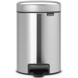 Brabantia Pedalhink 3 L, matt steel