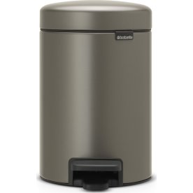Brabantia Pedalhink 3 L, platinum