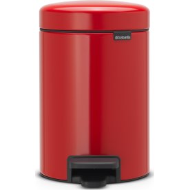 Brabantia Pedalspand 3 L, passion red