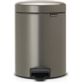 Brabantia Pedalhink 5 L, platinum