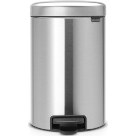 Brabantia Pedalhink 12 L, matt steel