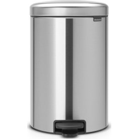Brabantia Pedalhink 20 L, matt steel