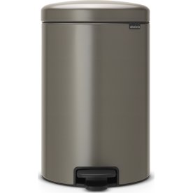 Brabantia Pedalhink 20 L, platinum