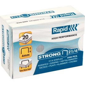 Häftklammer Rapid Strong 21/4, 5000 st
