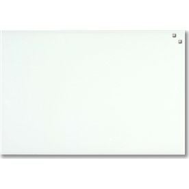 Glassboard magnetisk glastavle 40 x 60 cm, hvid
