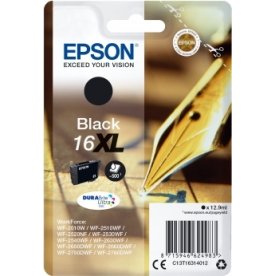 Bläckpatron Epson T1631/C13T16314012 XL Svart 500s