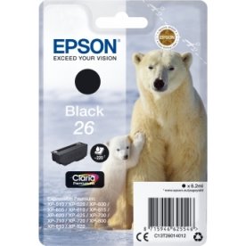 Bläckpatron Epson T2601 Svart 220 sidor