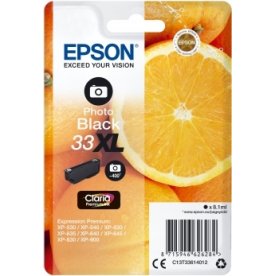 Epson 33XL bläckpatron, fotosvart