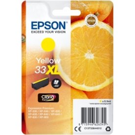 Epson 33XL Blækpatron, gul